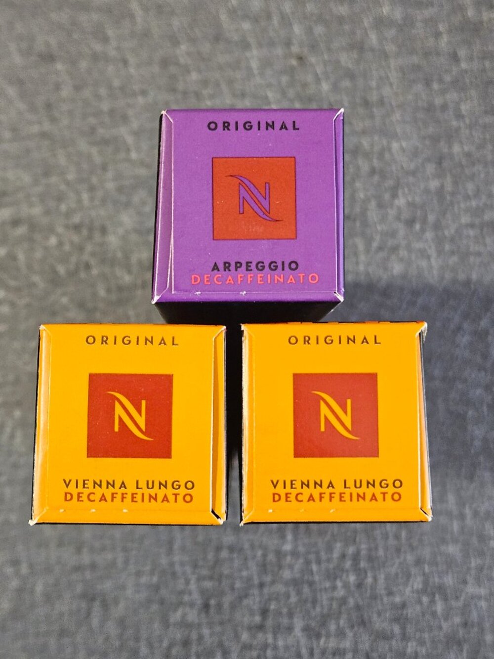 Nespresso ORIGINAL DECAF MIX - Arpeggio & Vienna Lungo - 3 BOXES NEW